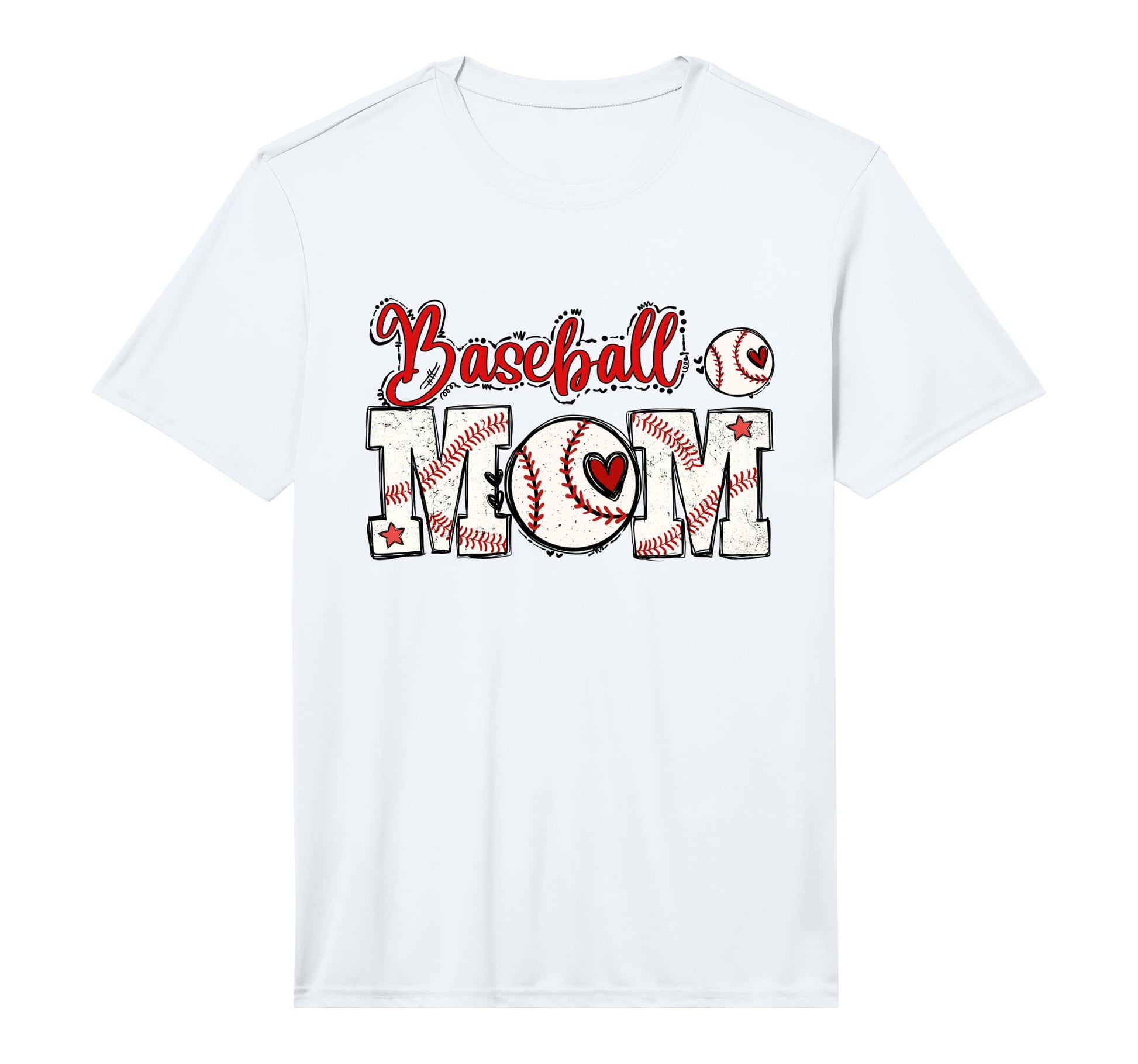 Mens Baseball Mom Super Baseball T-Shirt - Trendy Graphic Men Women - T-Shirt, Sweatshirt, Hoodie
