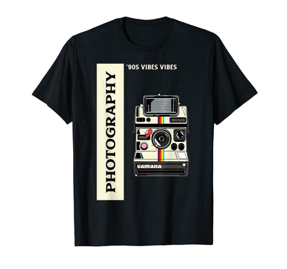 90S Photography Photographer Old T-Shirt - Minimalist Print Men Women - T-Shirt, Sweatshirt, Hoodie