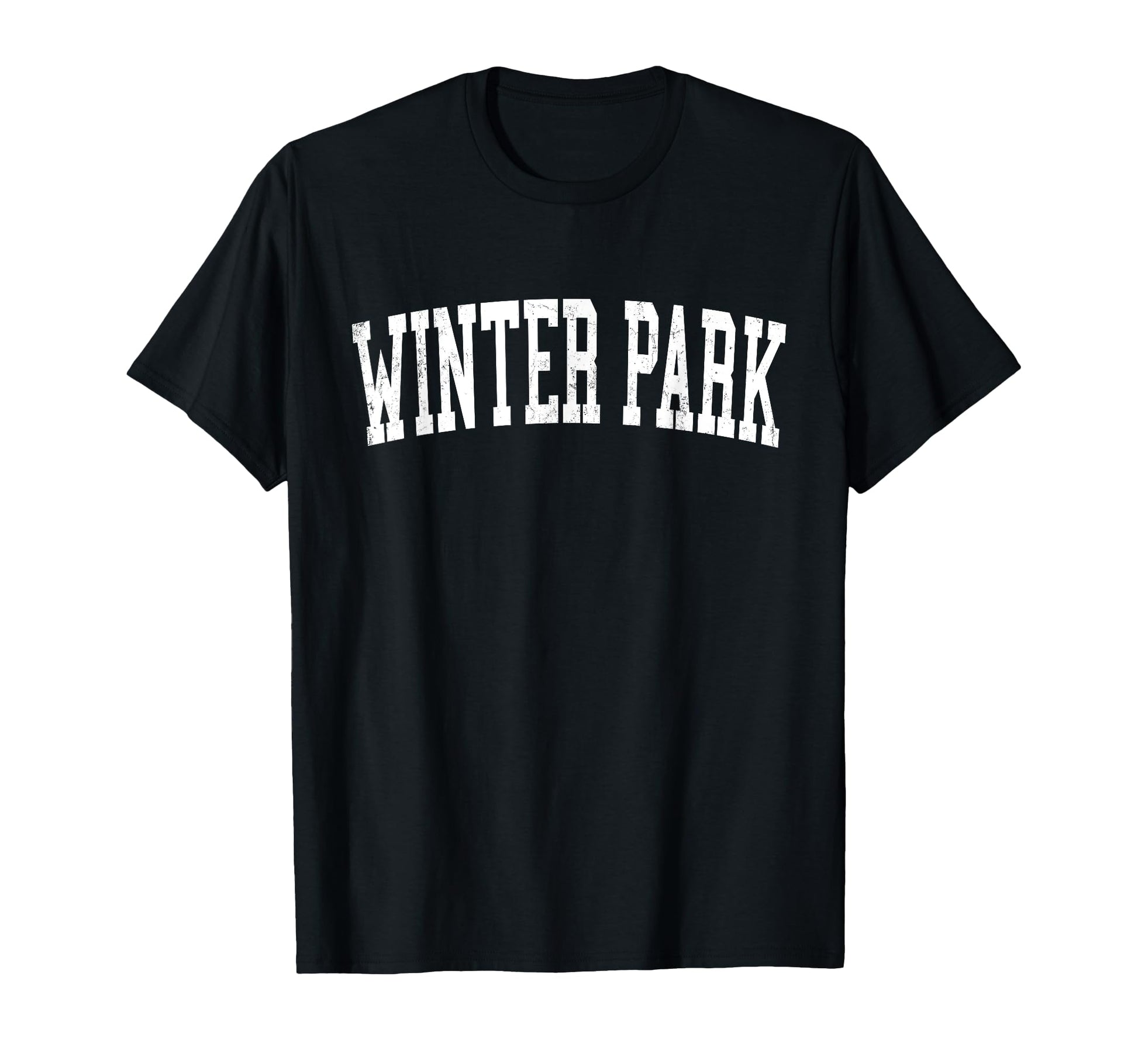 Winter Park Fl Distressed White Varsity T-Shirt - Novelty Apparel Unisex - T-Shirt, Sweatshirt, Hoodie