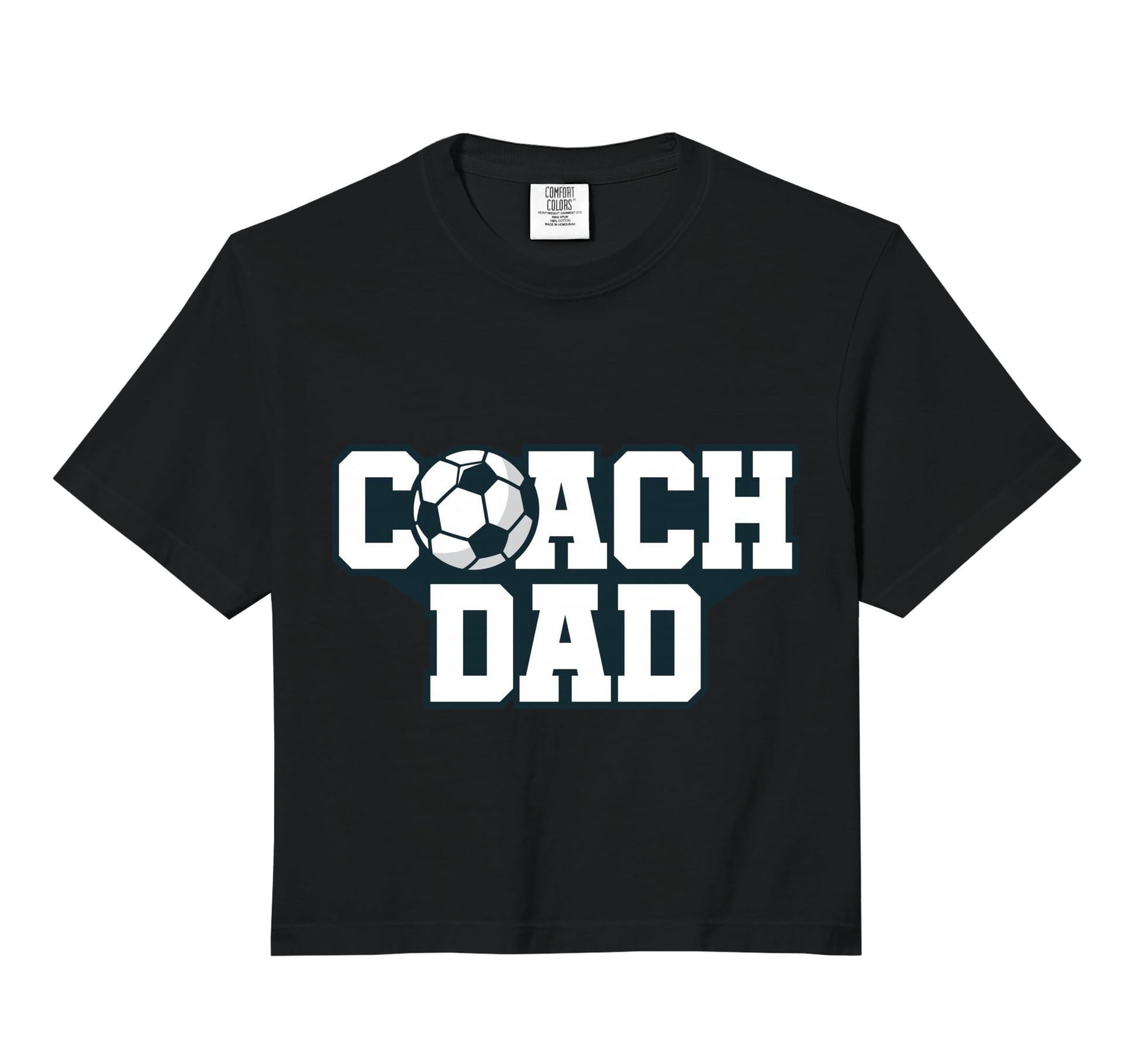 Soccer Coach Dad Gift Comfort Colors Hoodie - Fun Novelty Design Men Women - T-Shirt, Sweatshirt, Hoodie