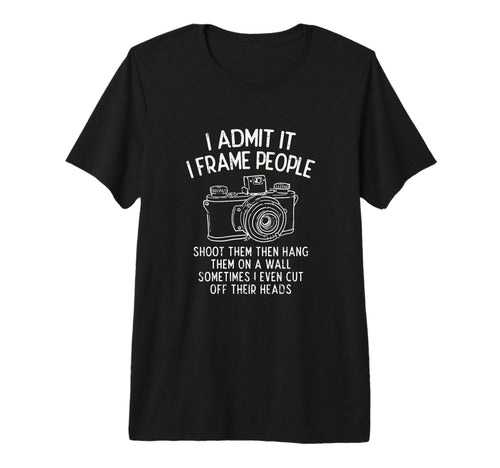 Photography Photoshoot Camera T-Shirt - Fun Novelty Design for Adults - T-Shirt, Sweatshirt, Hoodie