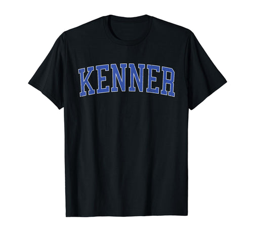 Kenner La Distressed Blue Varsity T-Shirt - Graphic Print for Adults - T-Shirt, Sweatshirt, Hoodie