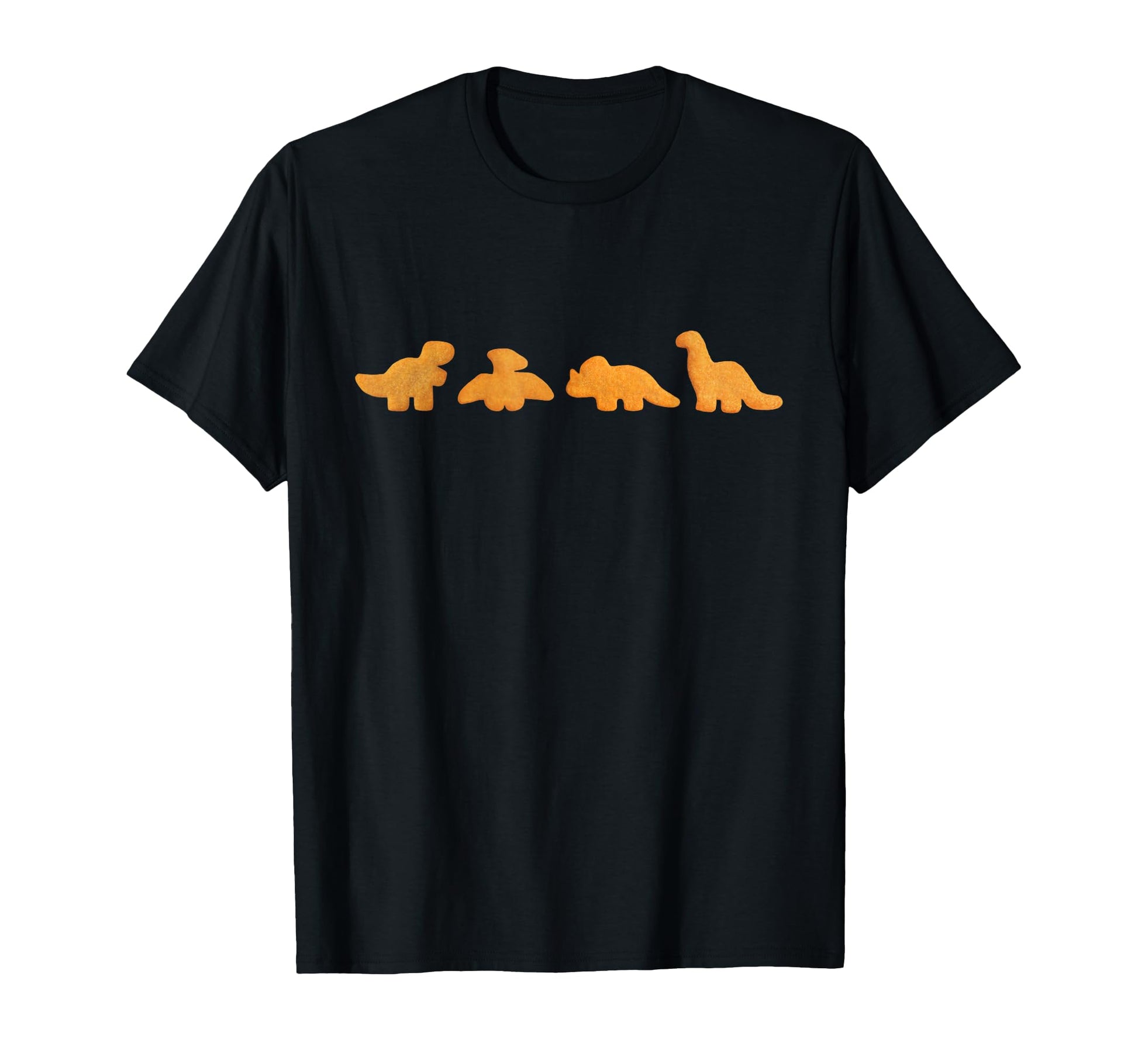 Dinos Chicken Nuggets Pattern Funny T-Shirt - Aesthetic Graphic Unisex - T-Shirt, Sweatshirt, Hoodie