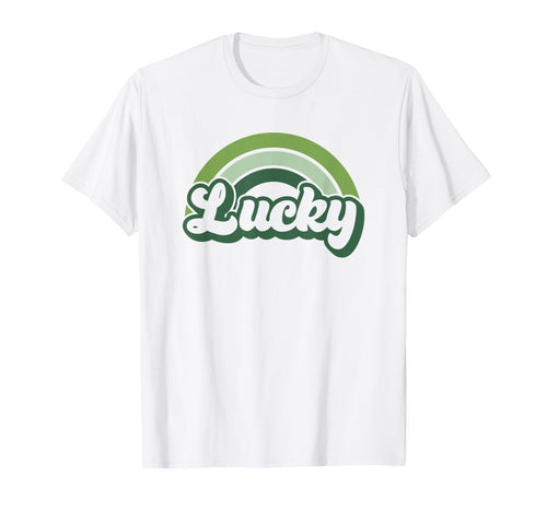 Lucky Green St Patricks Rainbow T-Shirt - Streetwear Style Men Women - T-Shirt, Sweatshirt, Hoodie
