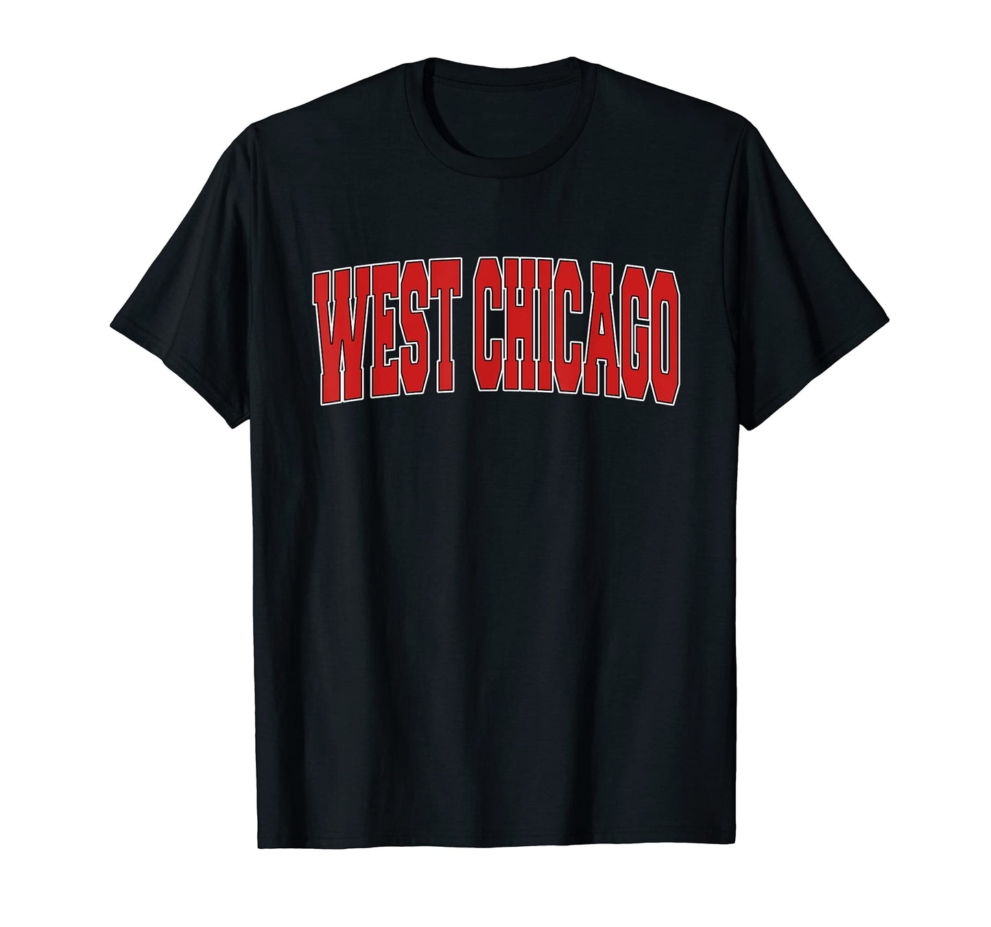 West Chicago Il Illinois Varsity Usa T-Shirt - Graphic Print Men Women - T-Shirt, Sweatshirt, Hoodie