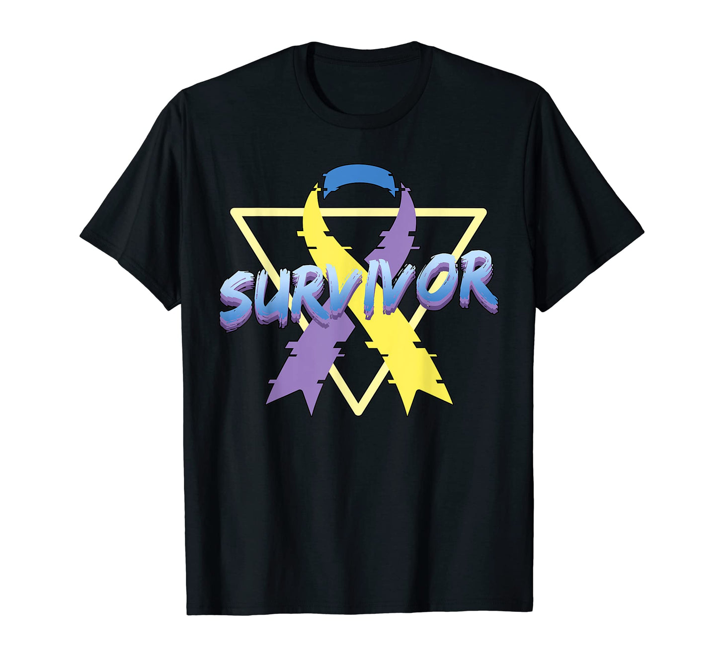 Bladder Cancer Awareness Survivor T-Shirt - Novelty Apparel Unisex - T-Shirt, Sweatshirt, Hoodie