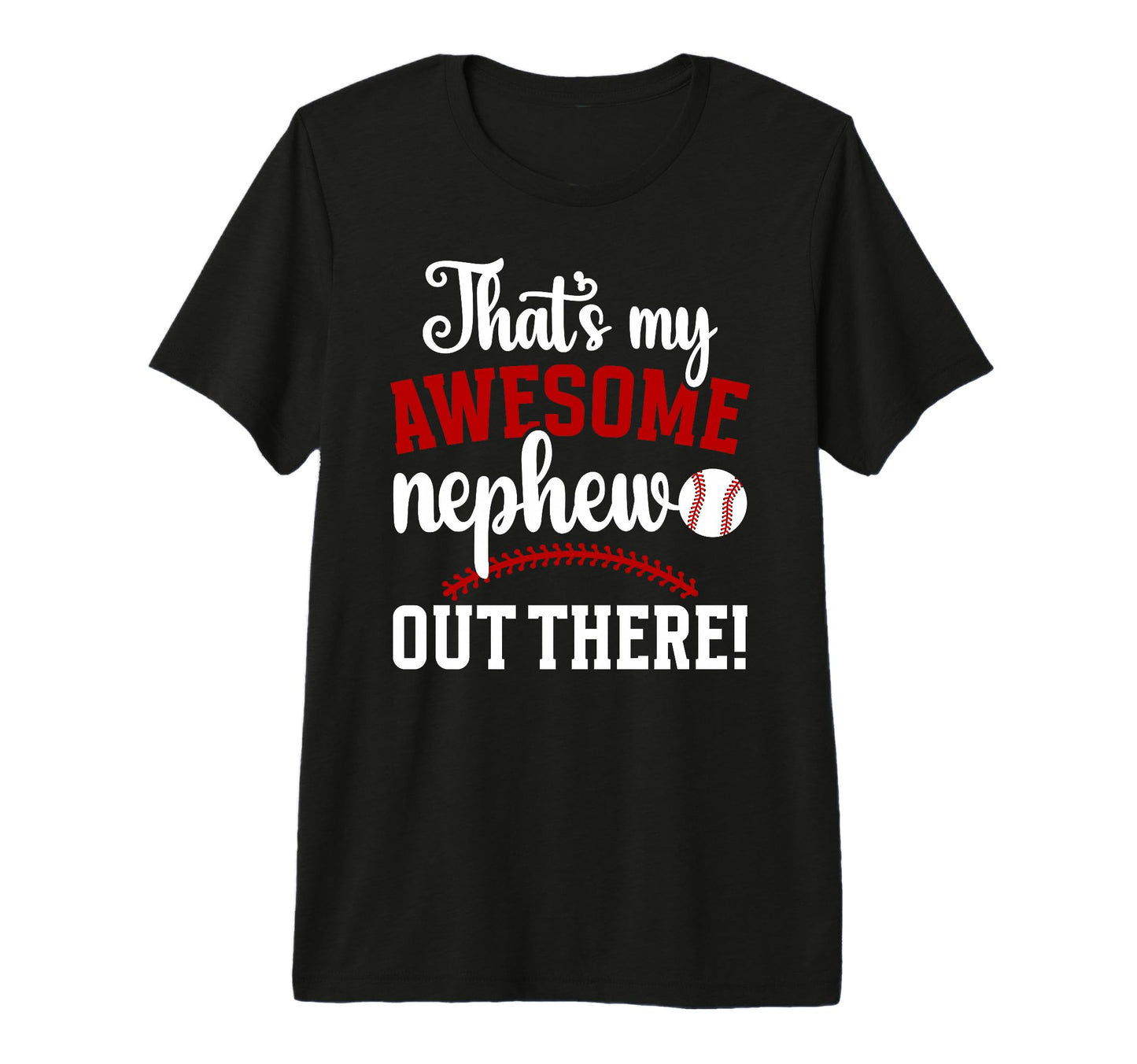 My Awesome Nephew Baseball Aunt T-Shirt - Aesthetic Graphic for Adults - T-Shirt, Sweatshirt, Hoodie
