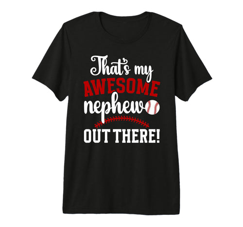 My Awesome Nephew Baseball Aunt T-Shirt - Aesthetic Graphic for Adults - T-Shirt, Sweatshirt, Hoodie