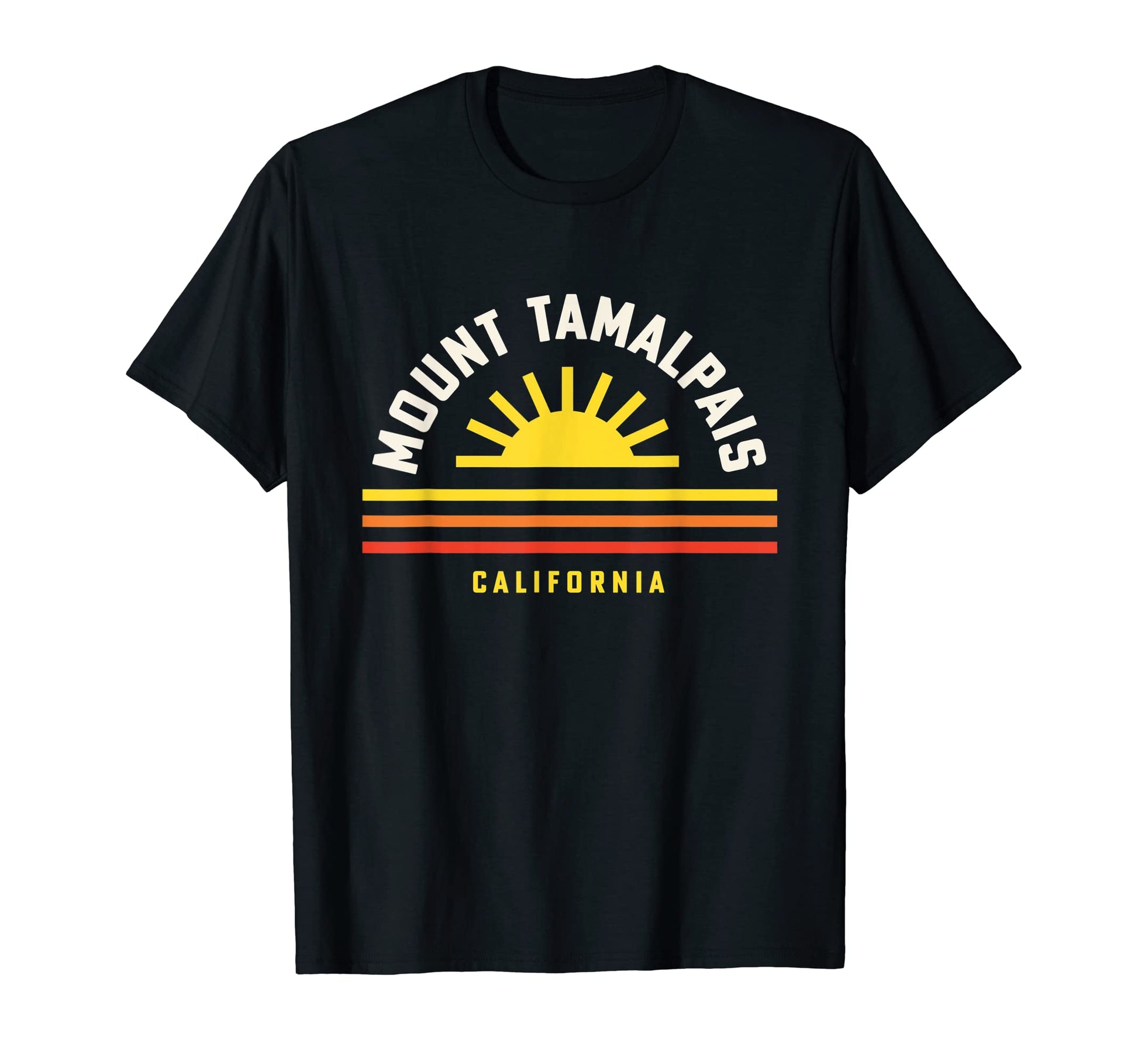Mount Tamalpais State Park Stripes T-Shirt - Fun Novelty Design Men Women - T-Shirt, Sweatshirt, Hoodie
