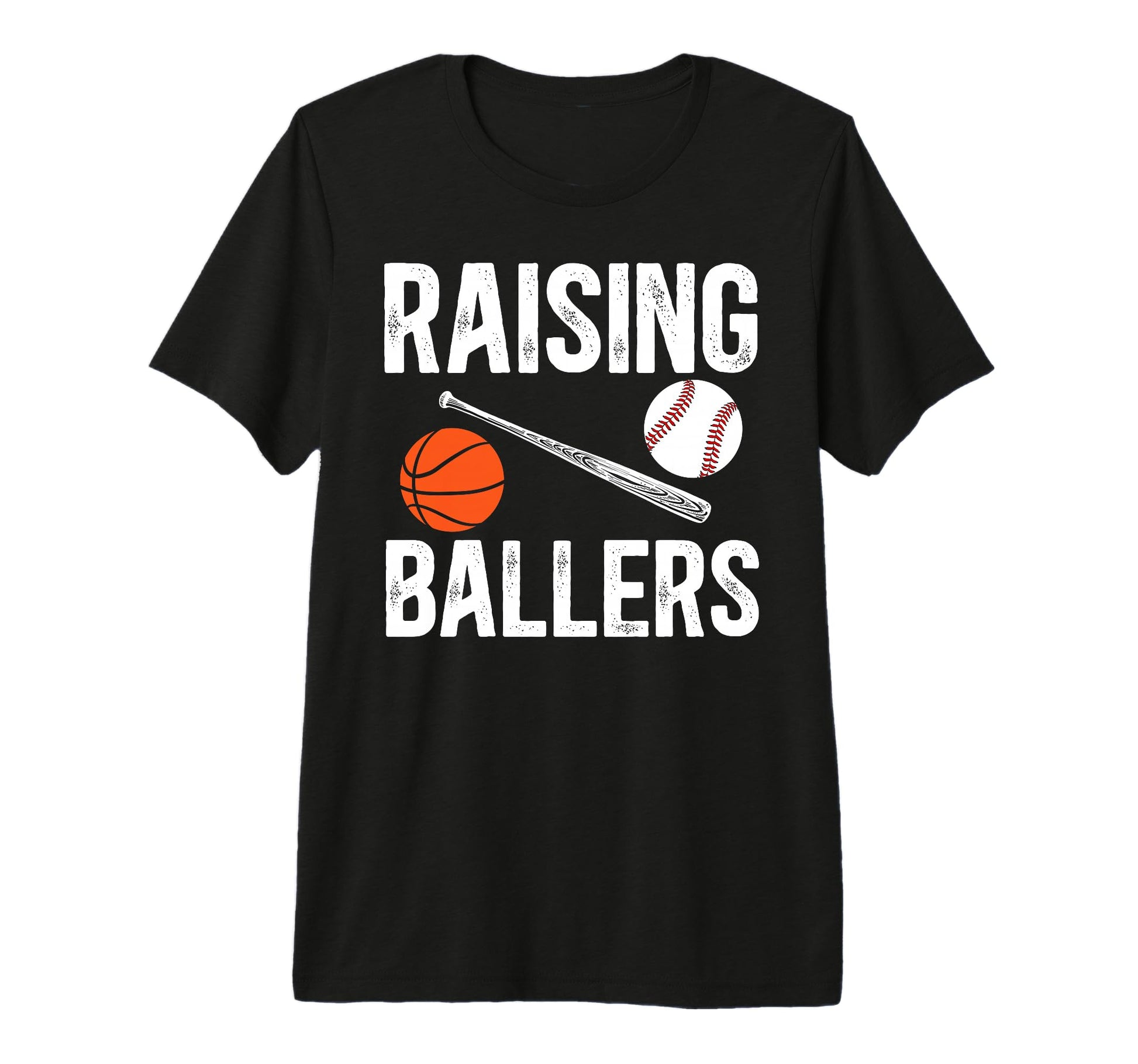 Mens Raising Ballers Basketball Baseball T-Shirt - Streetwear Style Unisex - T-Shirt, Sweatshirt, Hoodie