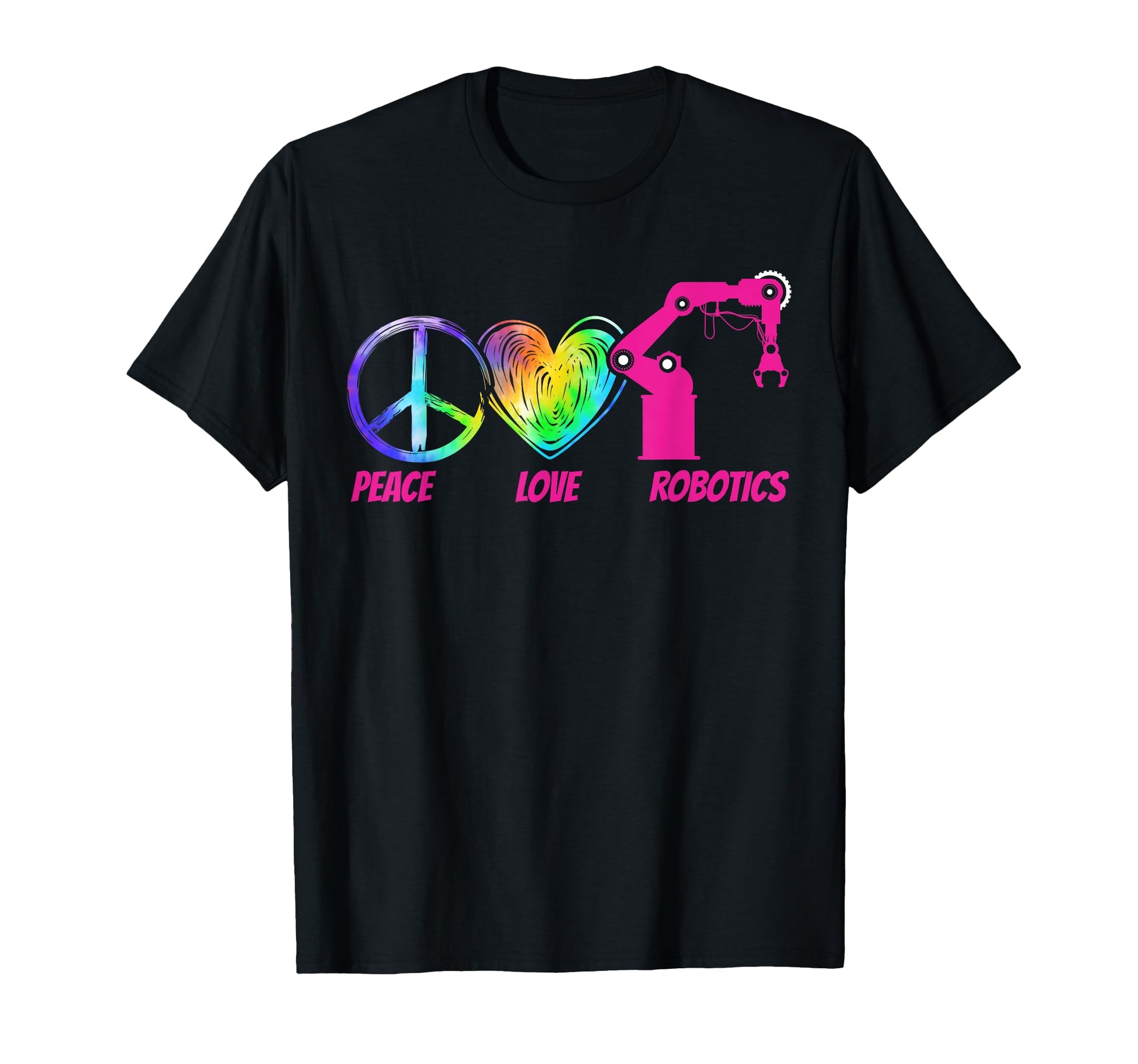 Robot Robotics Engineer Tie Dye Female T-Shirt - Trendy Graphic Men Women - T-Shirt, Sweatshirt, Hoodie