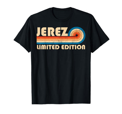 Jerez 70S 80S Sunset Stripe T-Shirt - Fun Novelty Design for Adults - T-Shirt, Sweatshirt, Hoodie