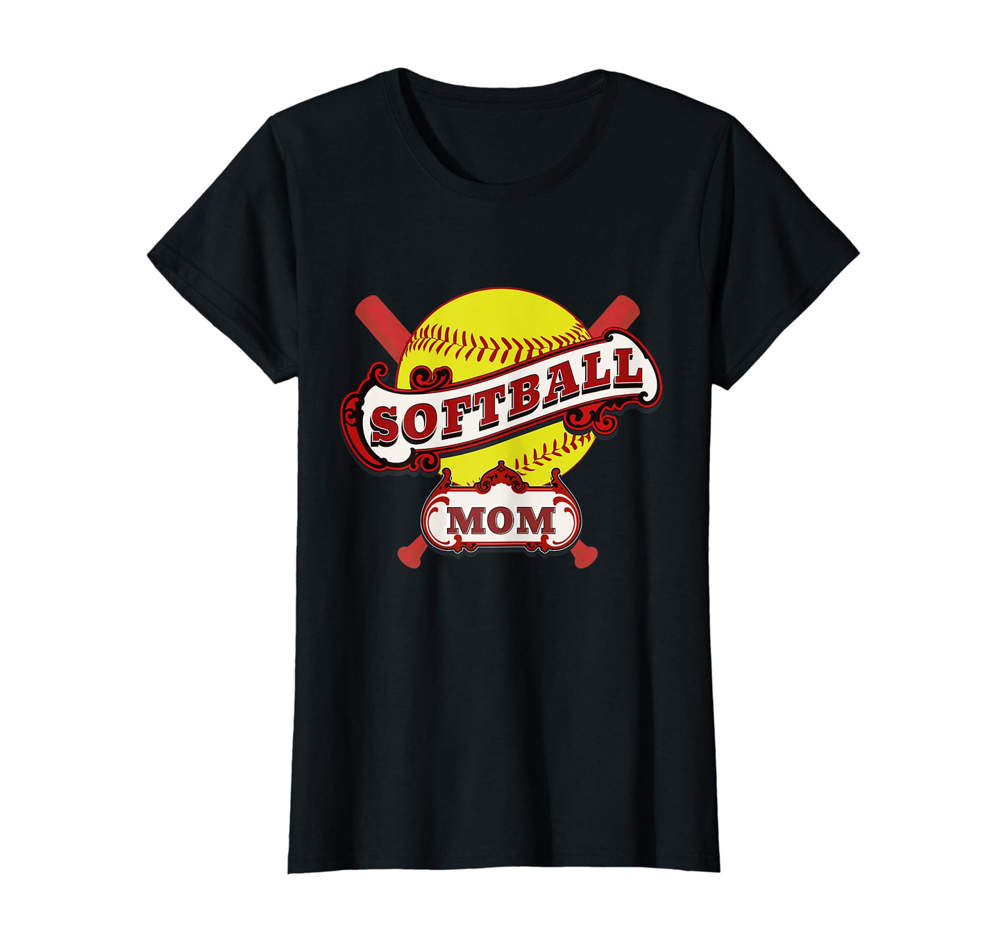 Softball Mom Game Day Fan Support T-Shirt - Novelty Apparel for Adults - T-Shirt, Sweatshirt, Hoodie