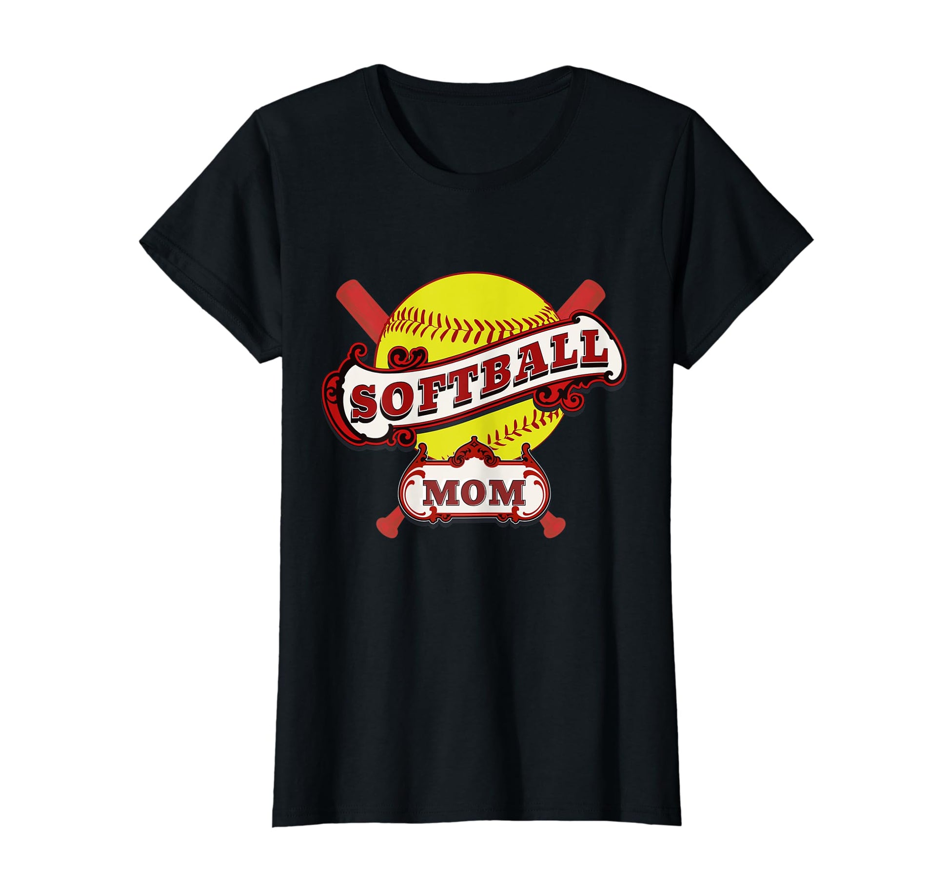 Softball Mom Game Day Fan Support T-Shirt - Novelty Apparel for Adults - T-Shirt, Sweatshirt, Hoodie