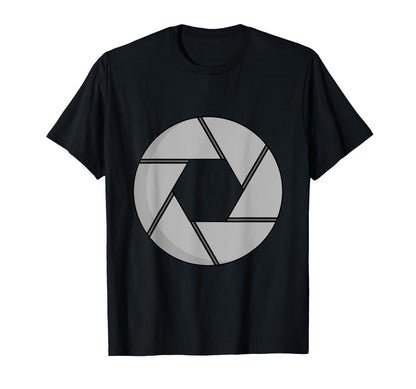 Photography Aperture Camera Lens T-Shirt - Minimalist Print for Adults - T-Shirt, Sweatshirt, Hoodie