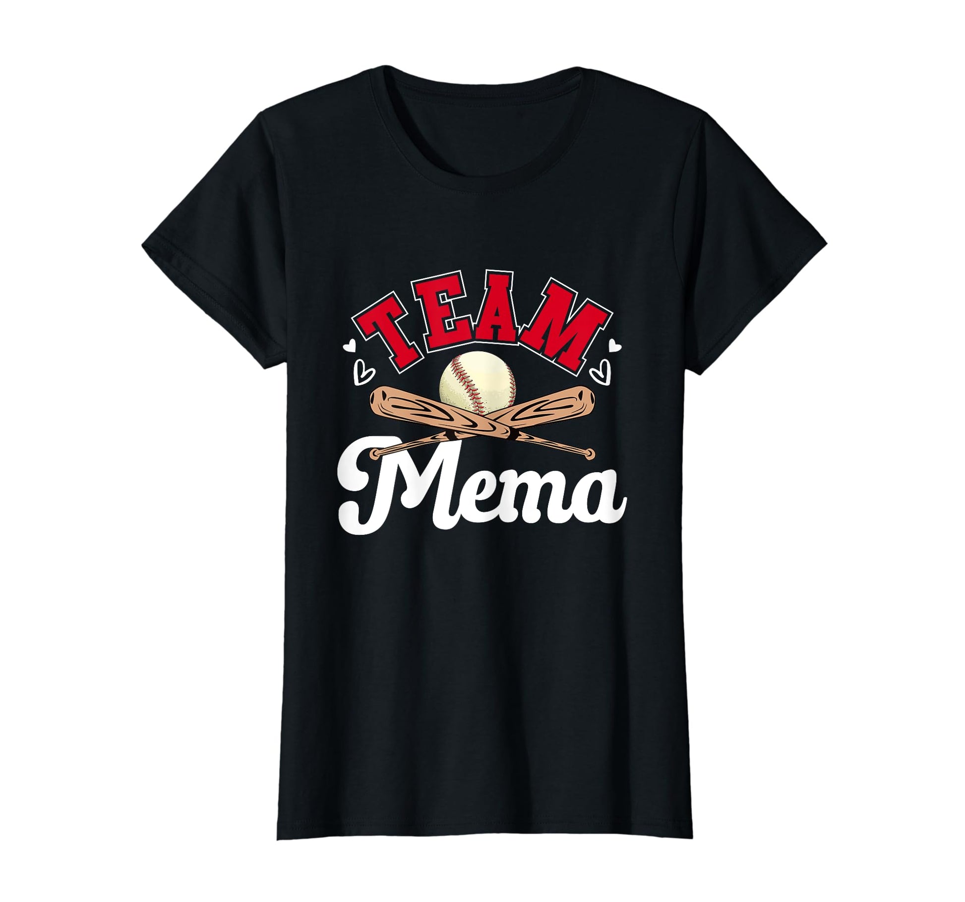 Team Mema Mothers Day Baseball T-Shirt - Custom Art Print for Adults - T-Shirt, Sweatshirt, Hoodie