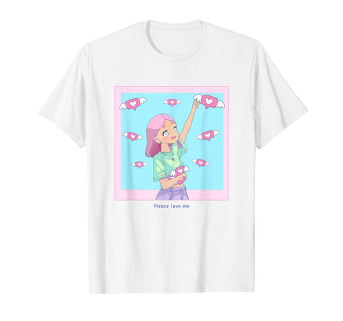 Lofi Chill 90S Anime Pastel Vaporwave T-Shirt - Custom Art Print Men Women - T-Shirt, Sweatshirt, Hoodie