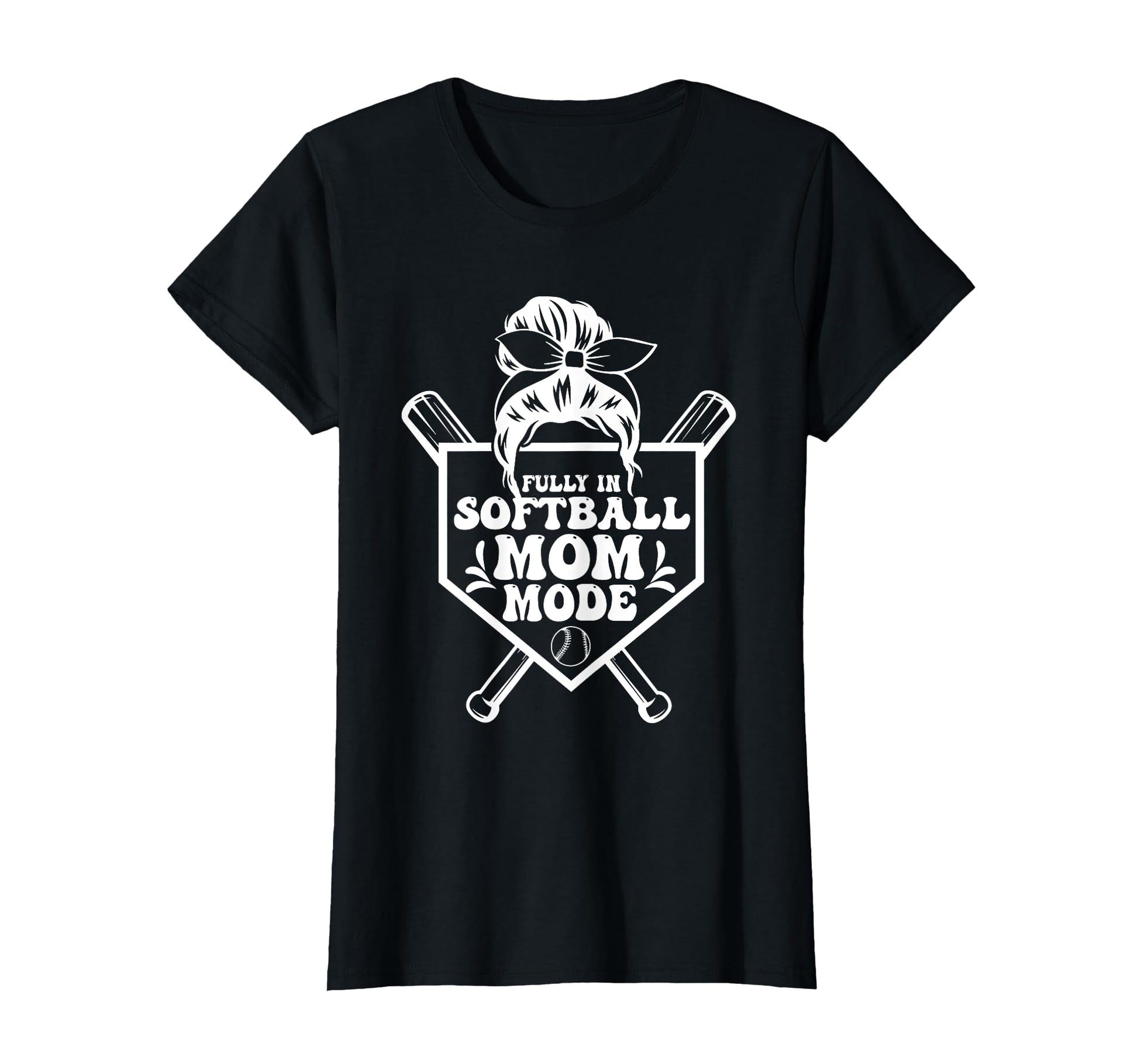 Softball Mom Mothers Day Baseball T-Shirt - Minimalist Print for Adults - T-Shirt, Sweatshirt, Hoodie