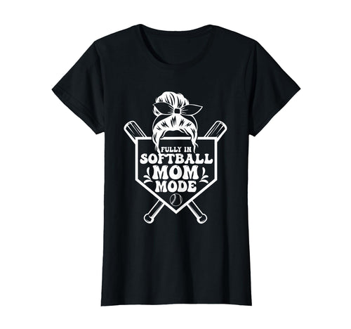Softball Mom Mothers Day Baseball T-Shirt - Minimalist Print for Adults - T-Shirt, Sweatshirt, Hoodie