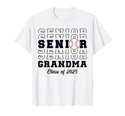 Class 2025 Baseball Grandma Senior T-Shirt - Trendy Graphic Men Women - T-Shirt, Sweatshirt, Hoodie