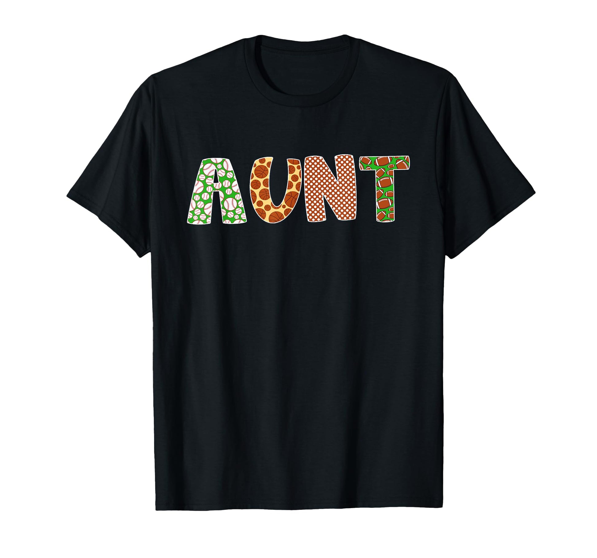 Sports Baller Auntie Aunt Birthday Party T-Shirt - Graphic Print for Adults - T-Shirt, Sweatshirt, Hoodie
