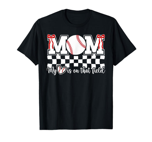 That Field Baseball Mom Baseball T-Shirt - Minimalist Print for Adults - T-Shirt, Sweatshirt, Hoodie