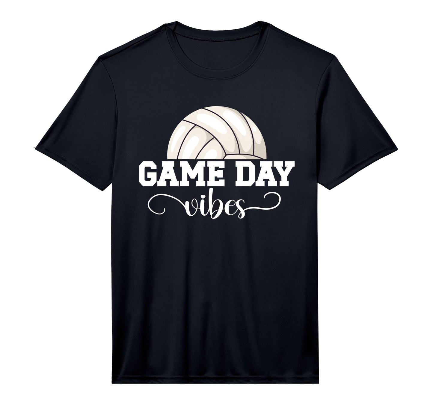 Volleyball Game Day Vibes Game Day T-Shirt - Custom Art Print for Adults - T-Shirt, Sweatshirt, Hoodie