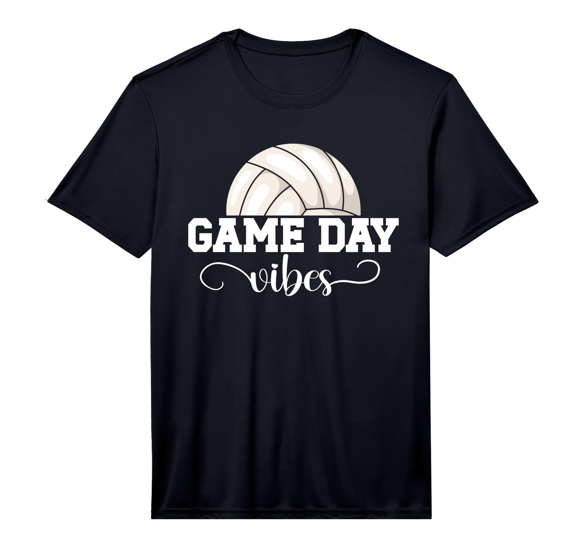 Volleyball Game Day Vibes Game Day T-Shirt - Custom Art Print for Adults - T-Shirt, Sweatshirt, Hoodie