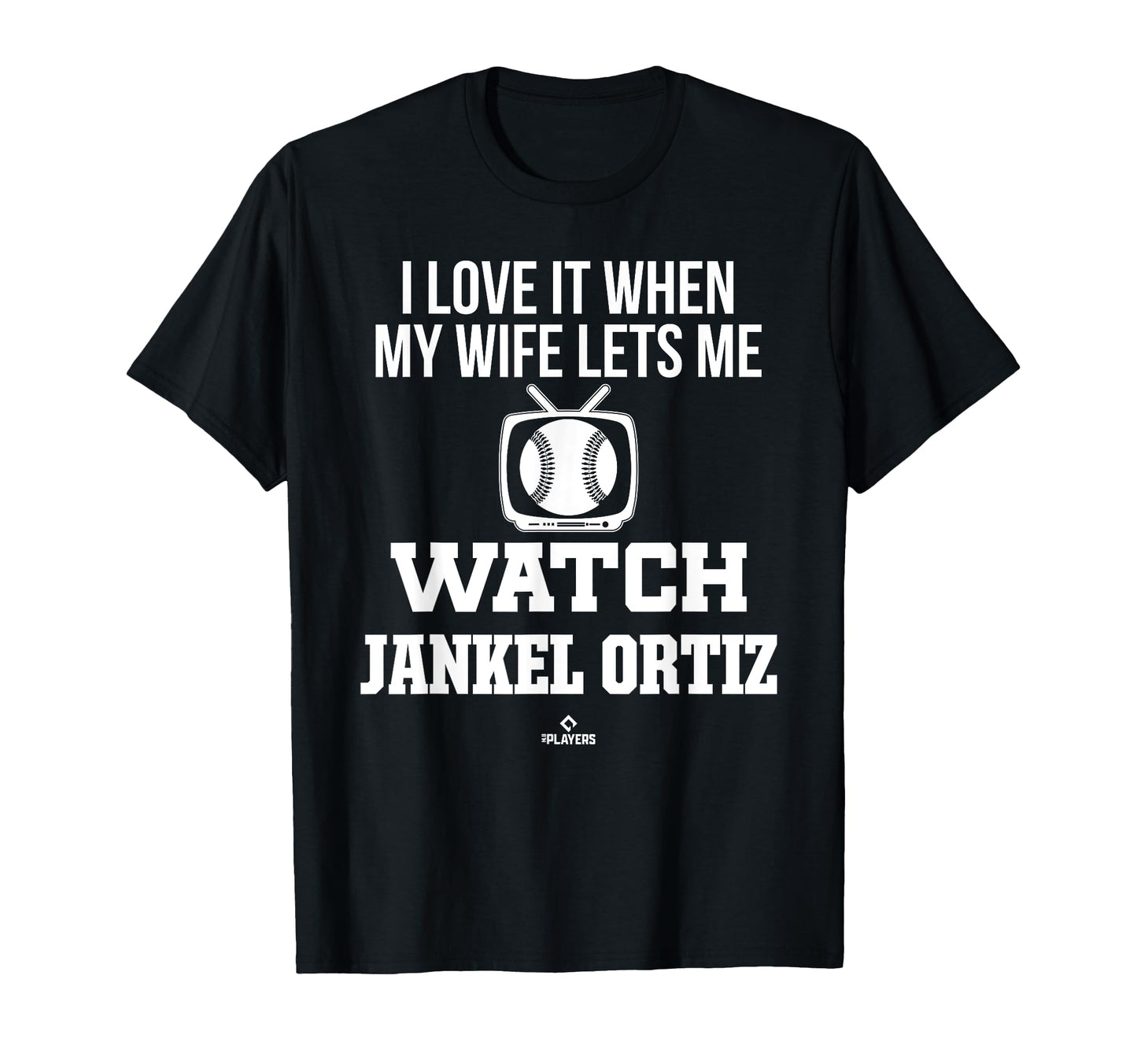 My Wife Lets Me Watch Jankel Ortiz T-Shirt - Minimalist Print Unisex - T-Shirt, Sweatshirt, Hoodie