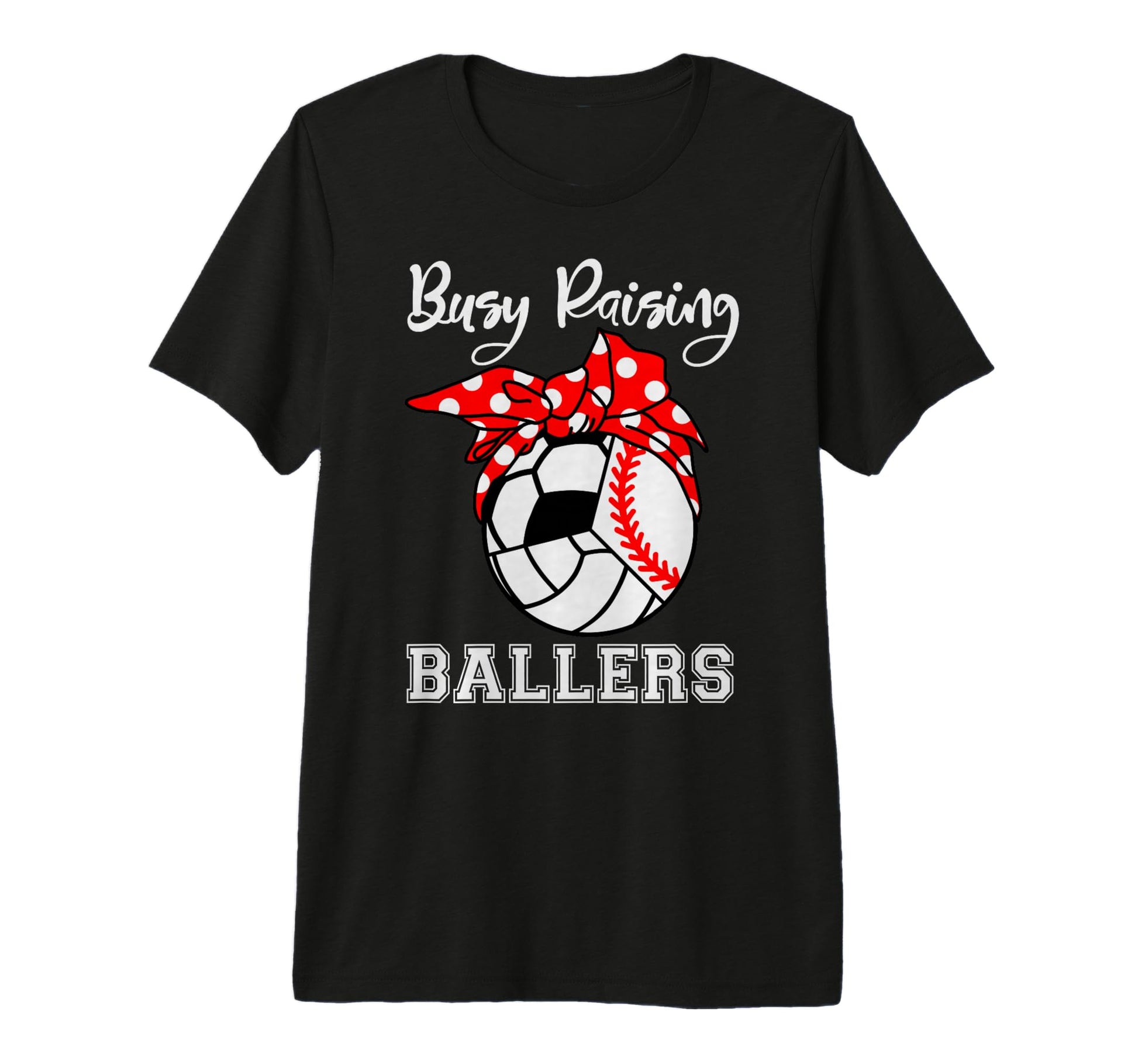 Busy Raising Ballers Funny Baseball T-Shirt - Aesthetic Graphic for Adults - T-Shirt, Sweatshirt, Hoodie