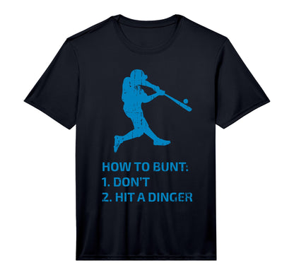 How To Colourful Dont Hit Dinger Funny T-Shirt - Fun Novelty Design Unisex - T-Shirt, Sweatshirt, Hoodie