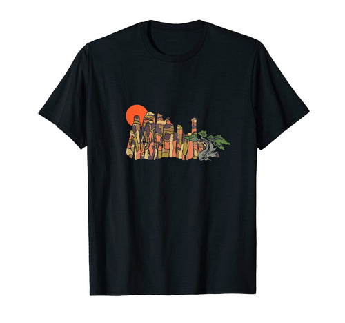 Family Butte Utah Camping Rock T-Shirt - Fun Novelty Design for Adults - T-Shirt, Sweatshirt, Hoodie