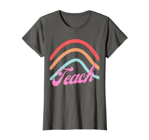 Teach Rainbow T-Shirt - Minimalist Print for Adults - T-Shirt, Sweatshirt, Hoodie