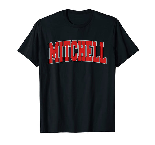Mitchell Indiana Varsity Usa Sports T-Shirt - Custom Art Print Men Women - T-Shirt, Sweatshirt, Hoodie