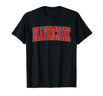 Beavercreek Oh Ohio Varsity Usa T-Shirt - Minimalist Print for Adults - T-Shirt, Sweatshirt, Hoodie