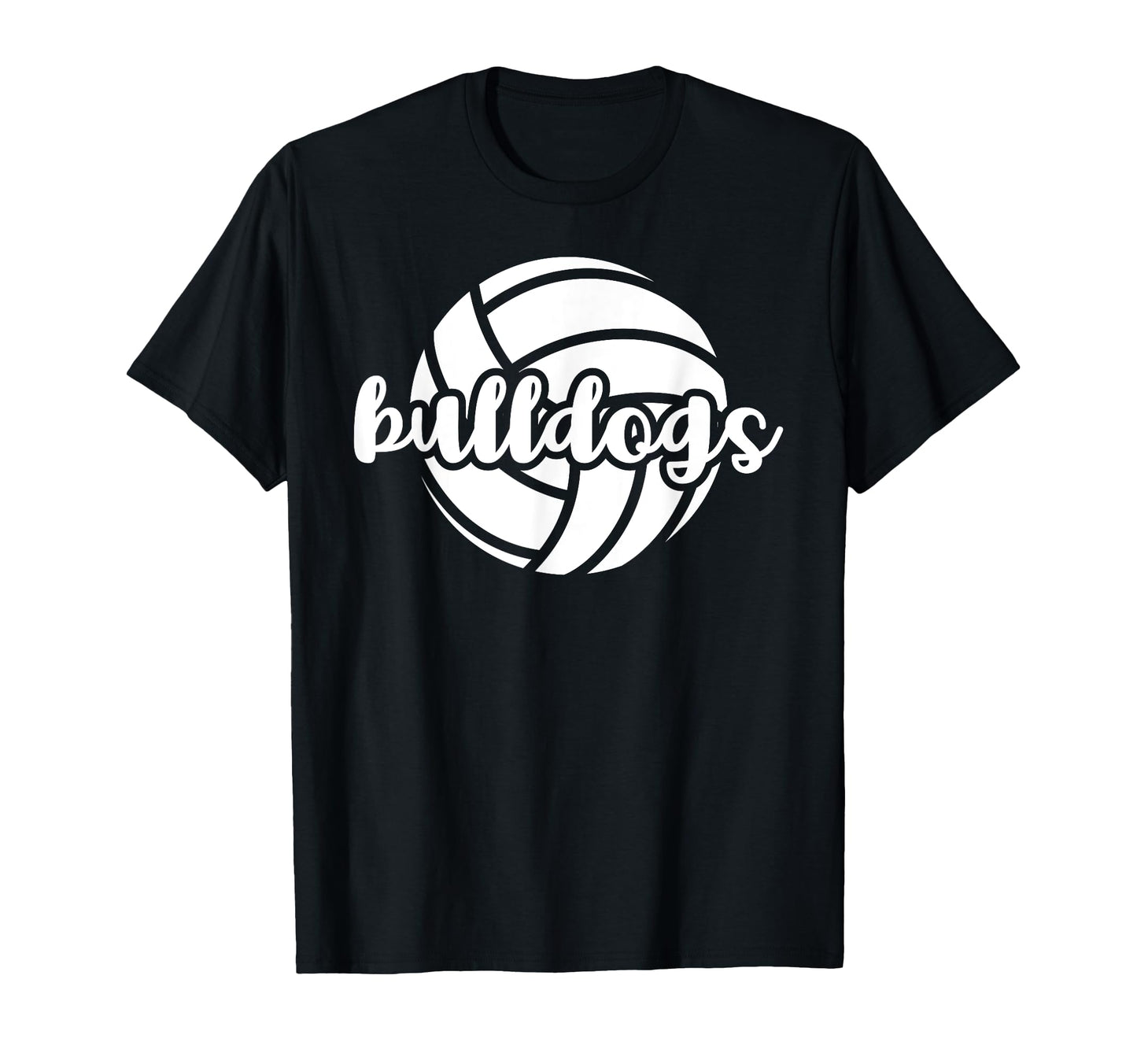 Bulldogs Volleyball Team Mascot T-Shirt - Fun Novelty Design Men Women - T-Shirt, Sweatshirt, Hoodie