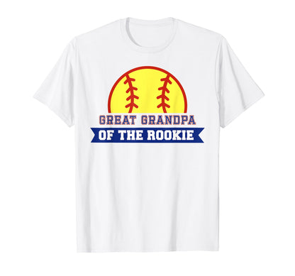 Great Grandpa Rookie 1St Birthday T-Shirt - Custom Art Print Unisex - T-Shirt, Sweatshirt, Hoodie