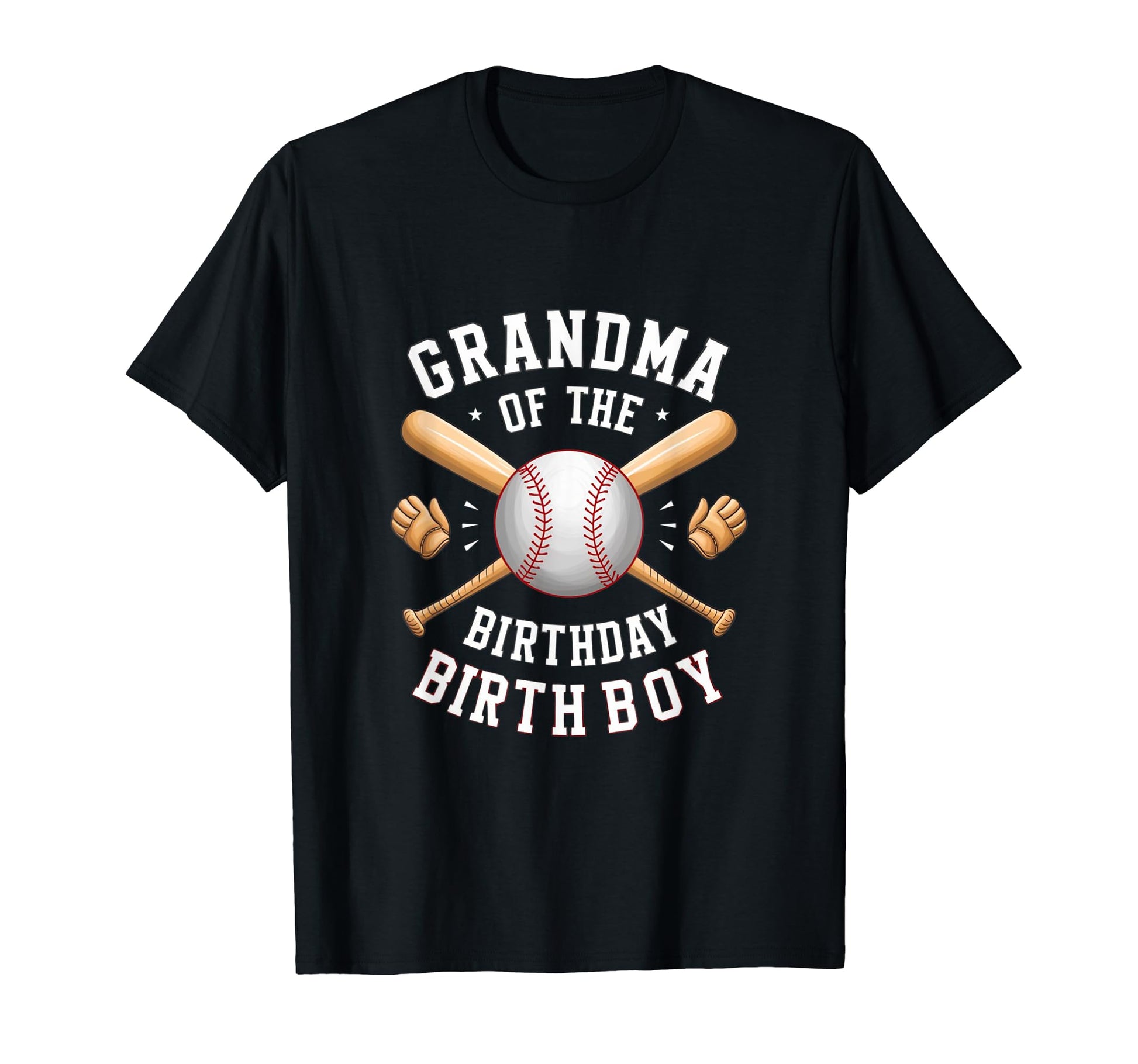 Grandma Baseball Birthday Family T-Shirt - Aesthetic Graphic Men Women - T-Shirt, Sweatshirt, Hoodie
