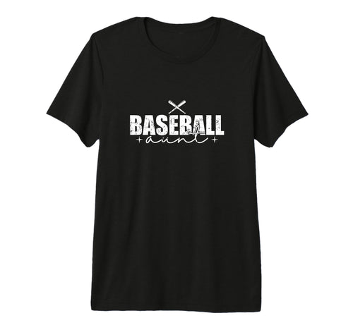 Baseball Aunt Home Run Fan Tri Blend T-Shirt - Streetwear Style for Adults - T-Shirt, Sweatshirt, Hoodie