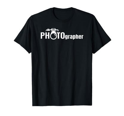 Journalist Cameraman Camera Photographer T-Shirt - Graphic Print for Adults - T-Shirt, Sweatshirt, Hoodie
