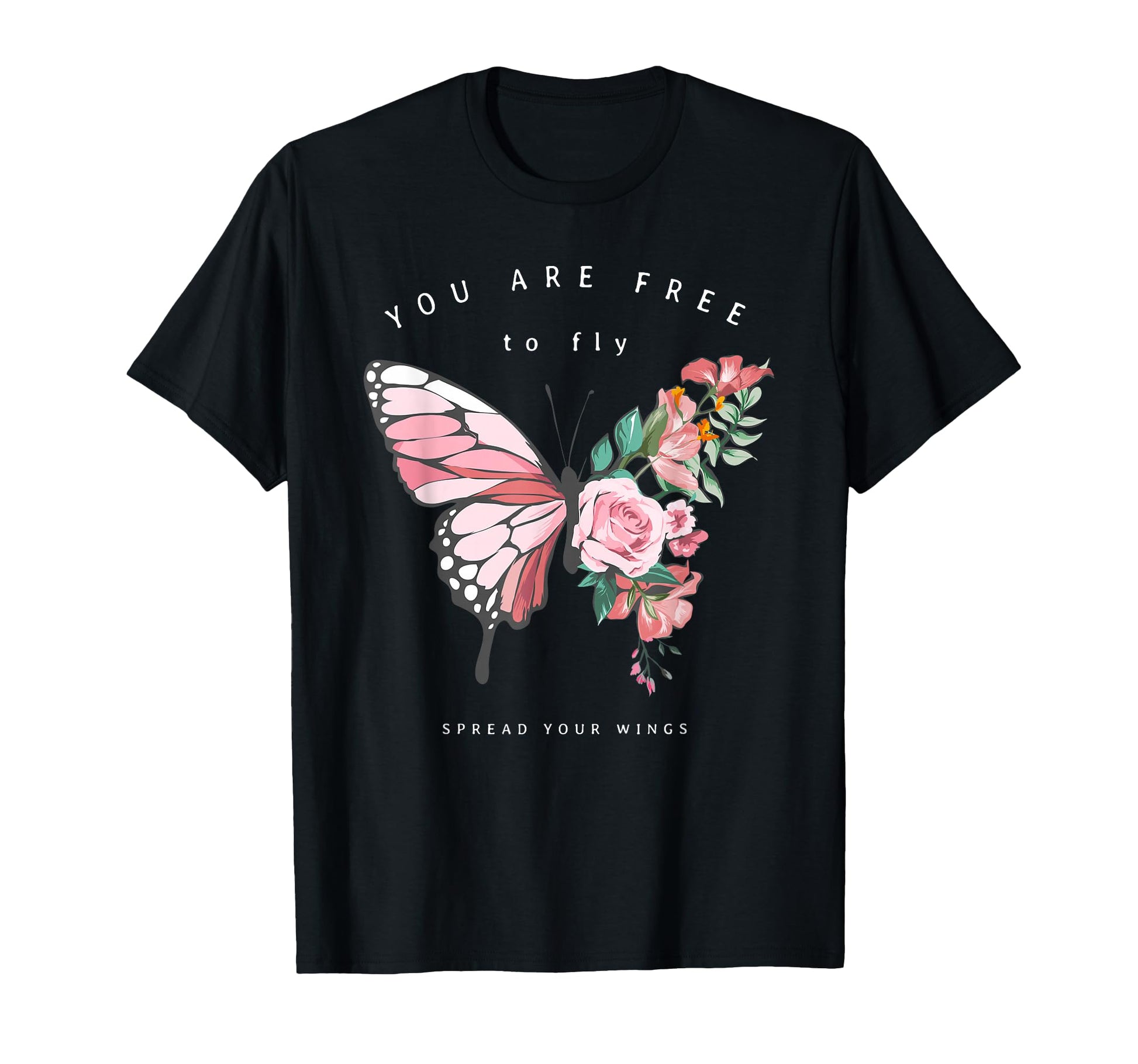 Butterfly Y2K Grunge Aesthetic T-Shirt - Casual Everyday Wear for Adults - T-Shirt, Sweatshirt, Hoodie