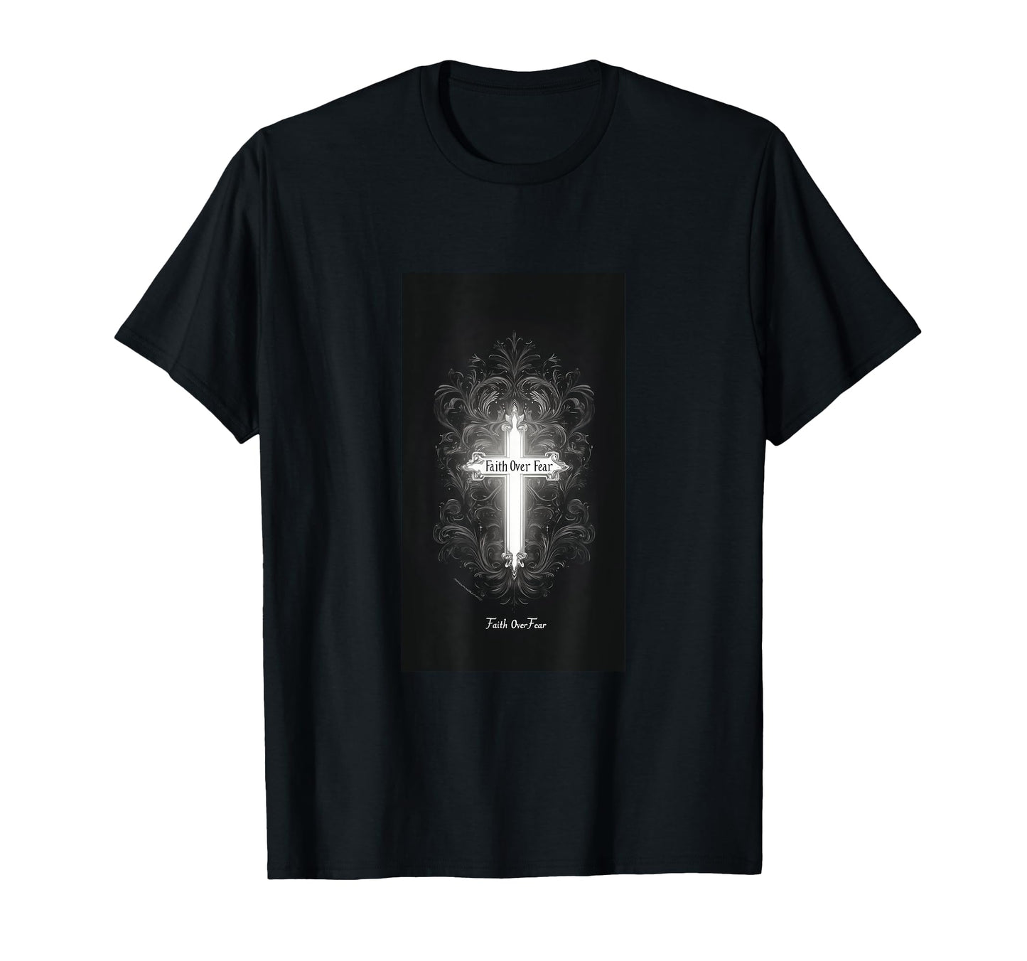 Gothic Cross Grunge Aesthetic Y2K T-Shirt - Fun Novelty Design for Adults - T-Shirt, Sweatshirt, Hoodie