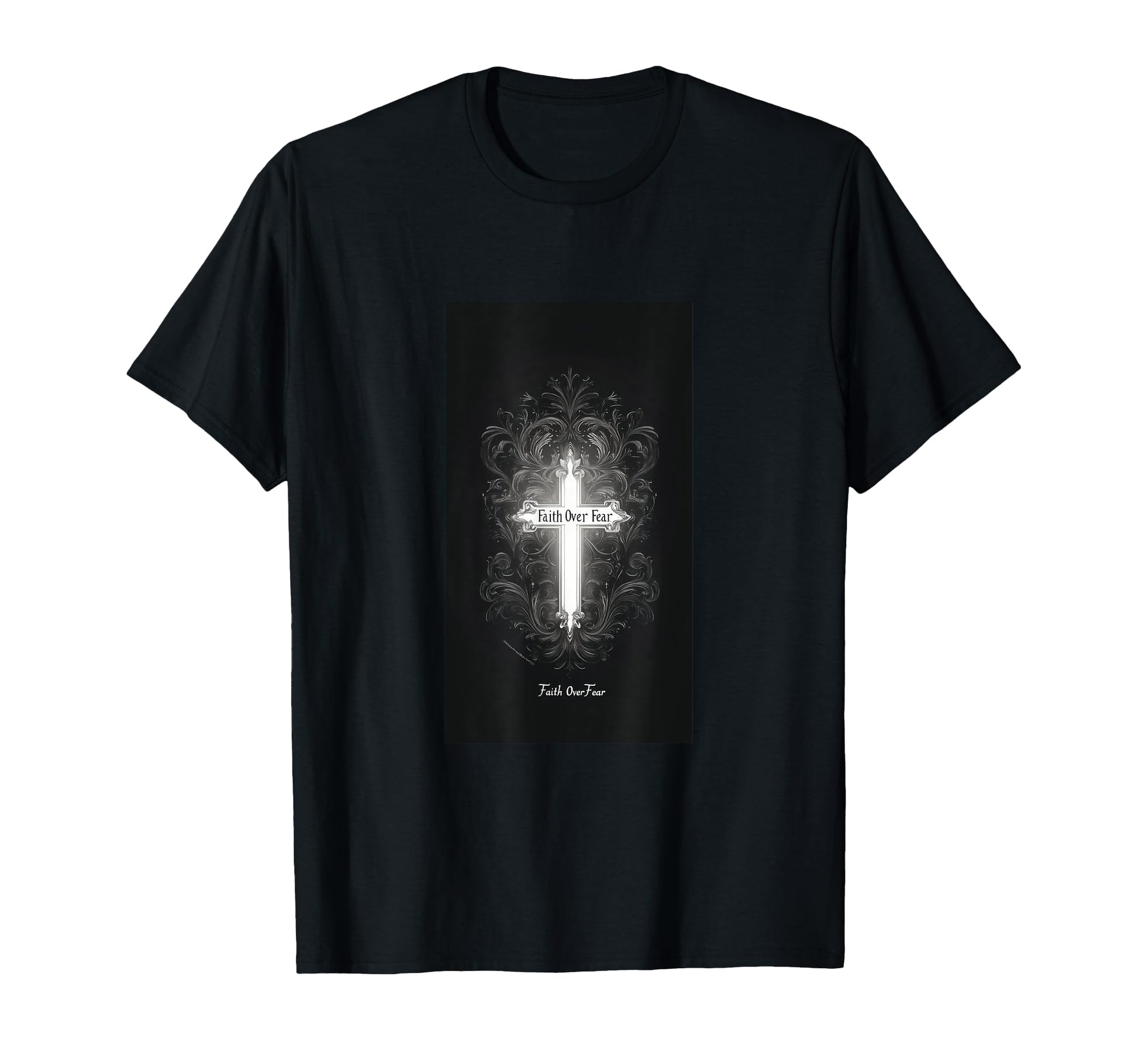 Gothic Cross Grunge Aesthetic Y2K T-Shirt - Fun Novelty Design for Adults - T-Shirt, Sweatshirt, Hoodie