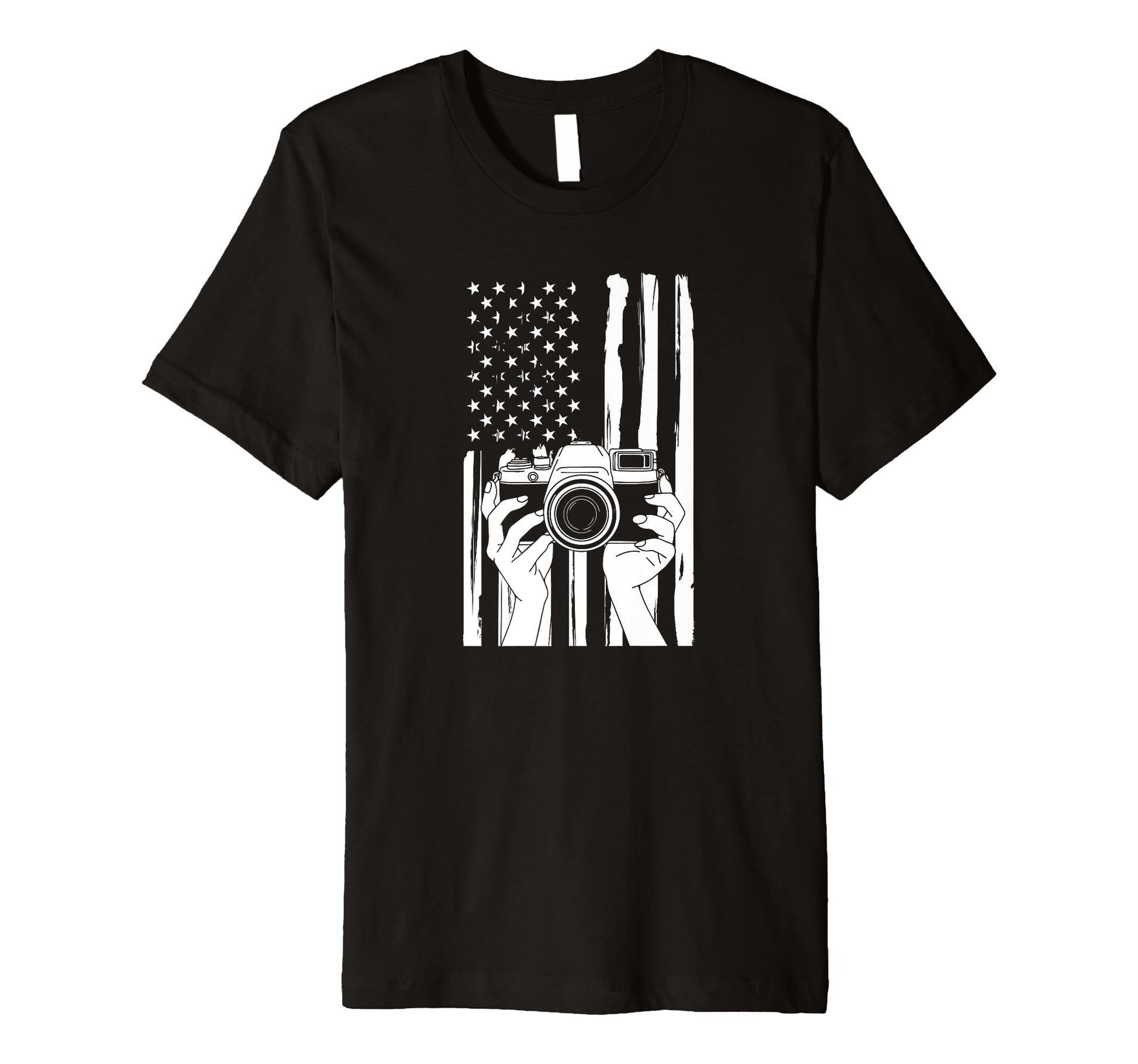 Funny Photography Photographer Camera Usa T-Shirt - Unique Graphic Unisex - T-Shirt, Sweatshirt, Hoodie