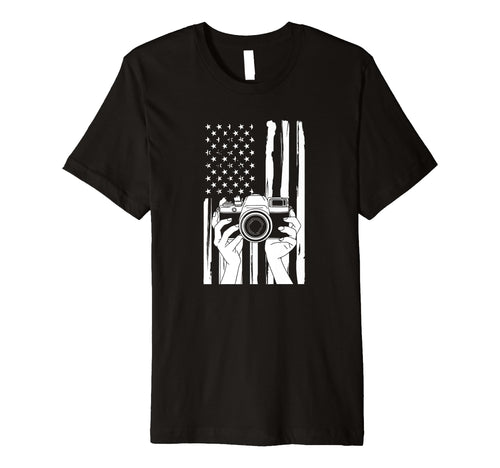 Funny Photography Photographer Camera Usa T-Shirt - Unique Graphic Unisex - T-Shirt, Sweatshirt, Hoodie