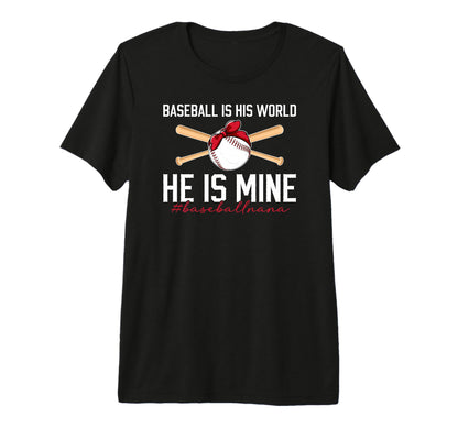 Baseball Nana Grandma Proud Baseball T-Shirt - Fun Novelty Design Unisex - T-Shirt, Sweatshirt, Hoodie