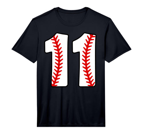 Eleventh Birthday 11Th Baseball T-Shirt - Custom Art Print for Adults - T-Shirt, Sweatshirt, Hoodie