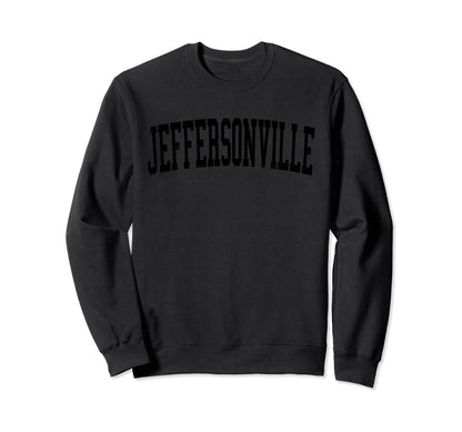 Jeffersonville Distressed Sweatshirt - Casual Everyday Wear for Adults - T-Shirt, Sweatshirt, Hoodie