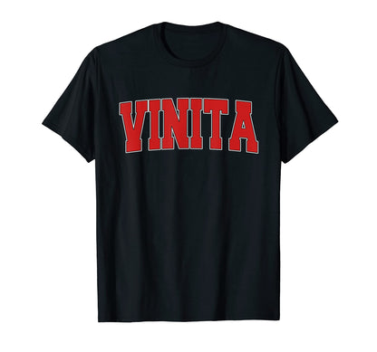Vinita Ok Oklahoma Varsity Usa Sports T-Shirt - Graphic Print Unisex - T-Shirt, Sweatshirt, Hoodie