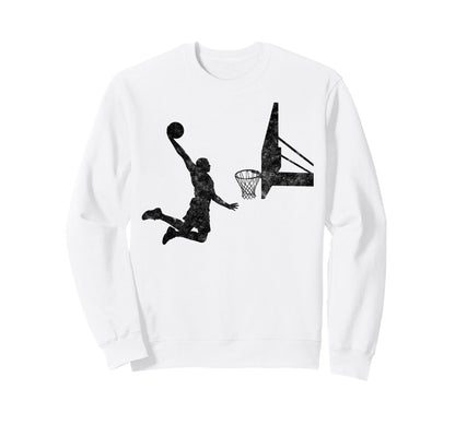 Basketball Player Fan Hoops Sweatshirt - Trendy Graphic for Adults - T-Shirt, Sweatshirt, Hoodie